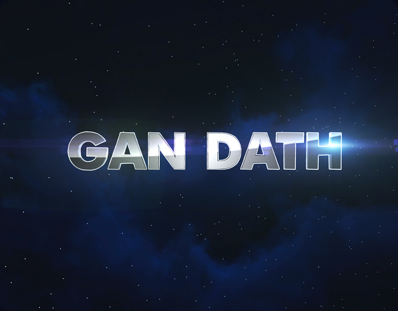 Gan Dath — title key art, a 3D game about collecting colors to bring life back to a dying universe